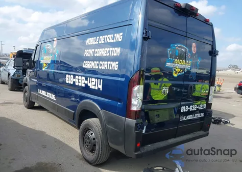 2021 Ram Promaster 2500 High Roof 159 Wb from USA, damaged, VIN 3C6LRVDG6ME579216